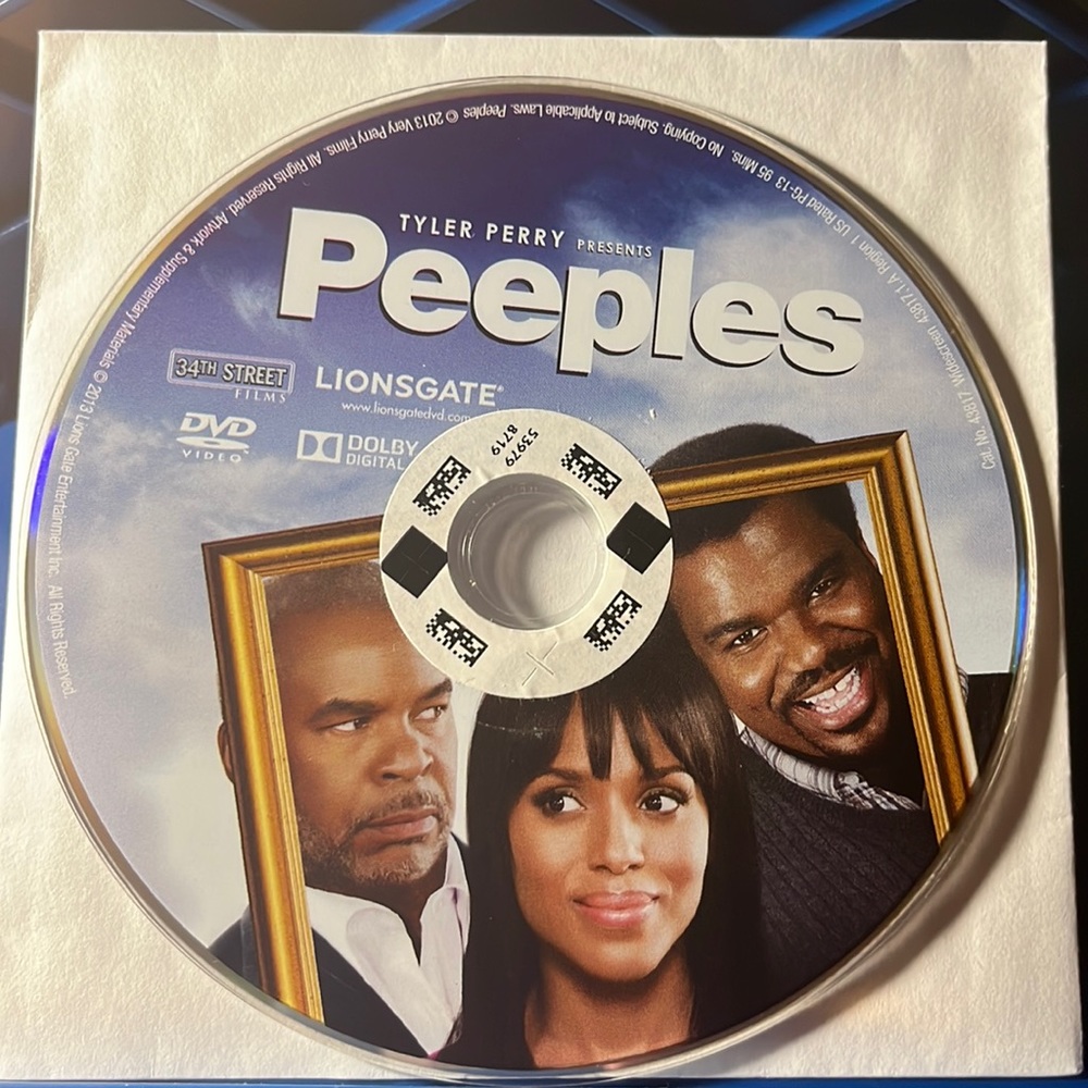 Peeples dvd